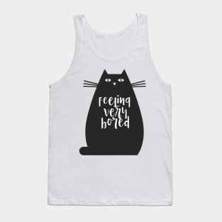 Feeling Very Bored Cat Tank Top